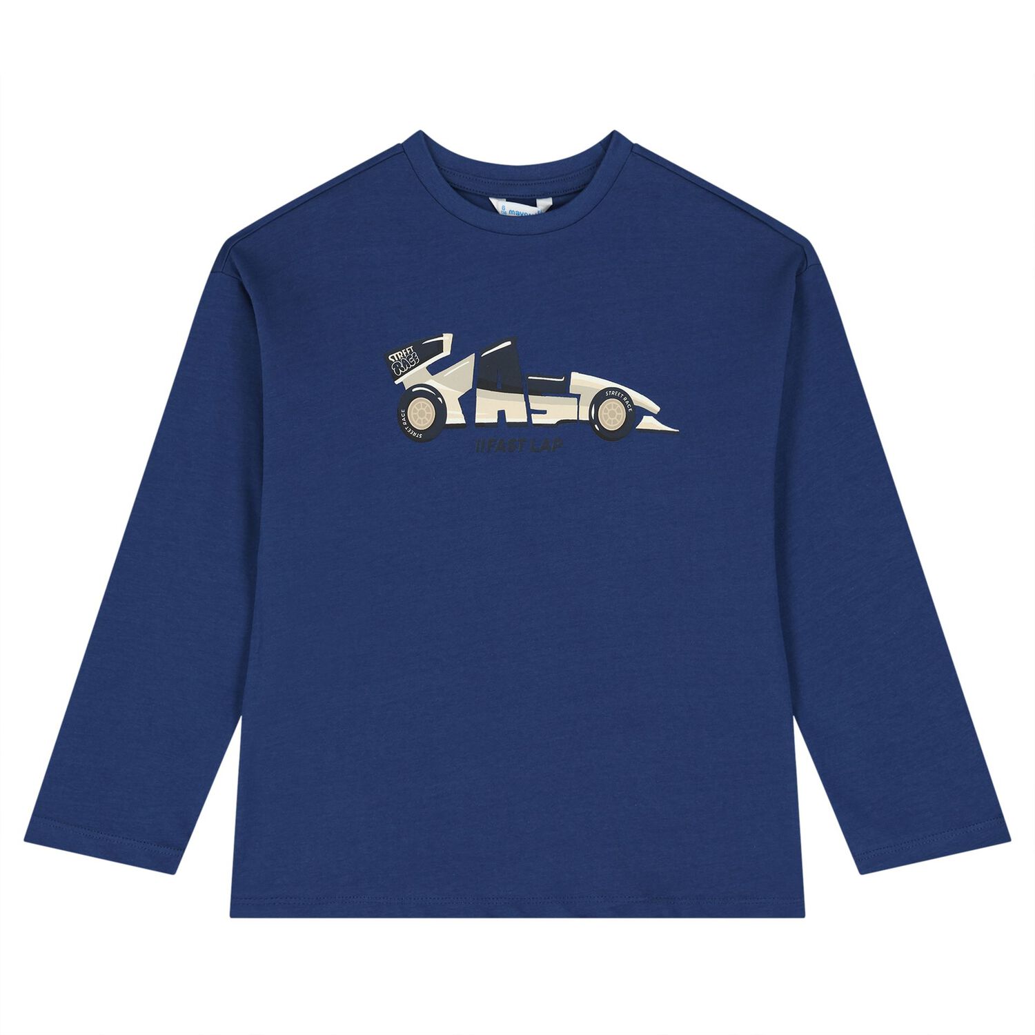 Boys White & Blue Racing Car T-Shirt ( 2pack ), 2, hi-res