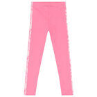 Girls Pink Floral Leggings Set, 1, hi-res