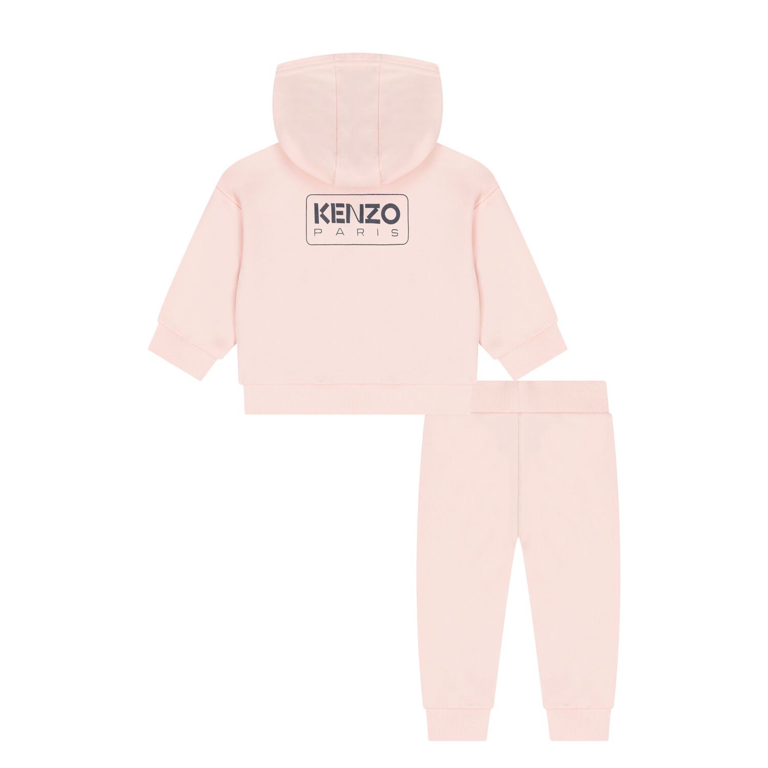 Younger Girls Pink Logo Tracksuit, 1, hi-res