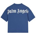 Boys Blue Logo Oversized T-Shirt, 2, hi-res