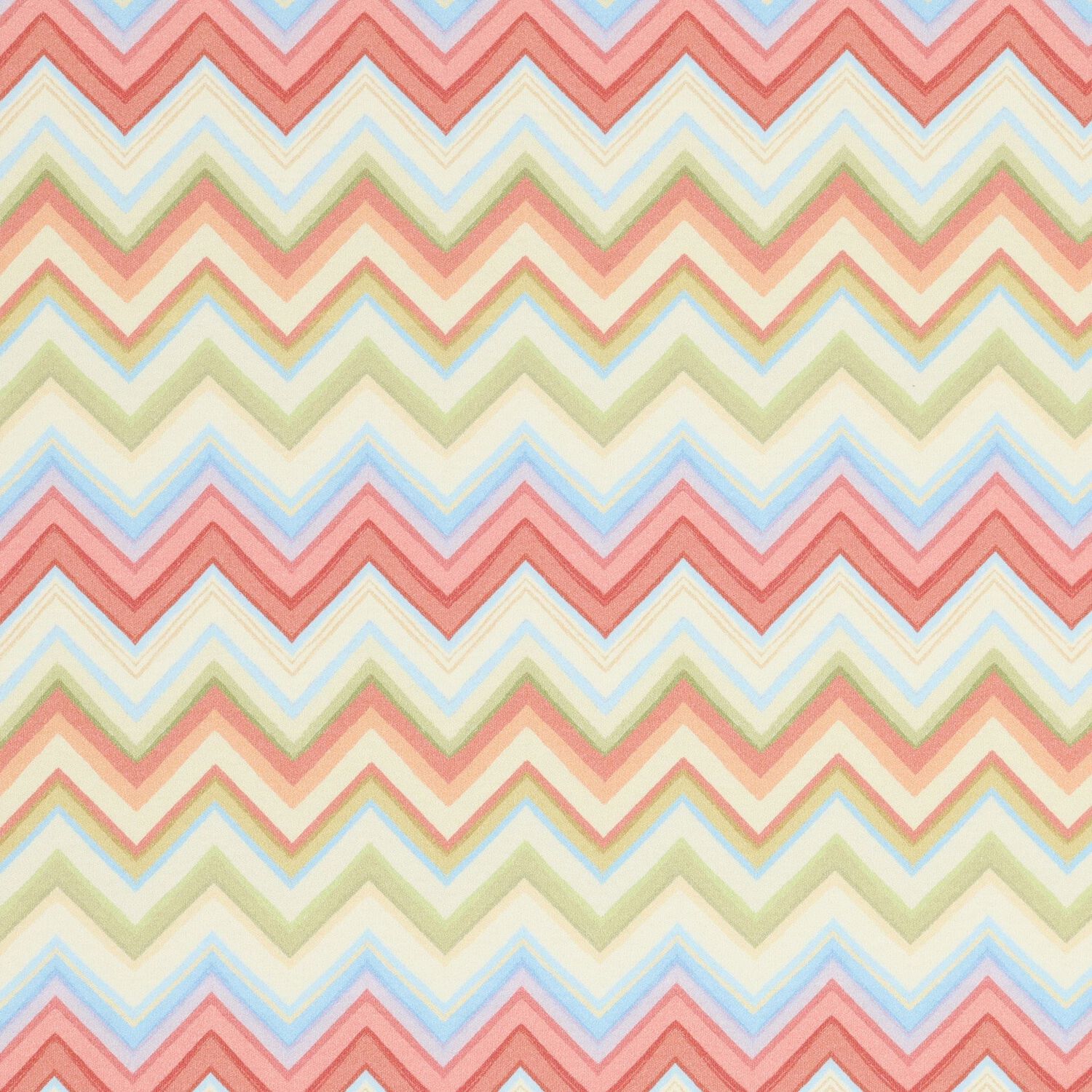 Multi-Coloured Zig Zag Baby Blanket, 6, hi-res