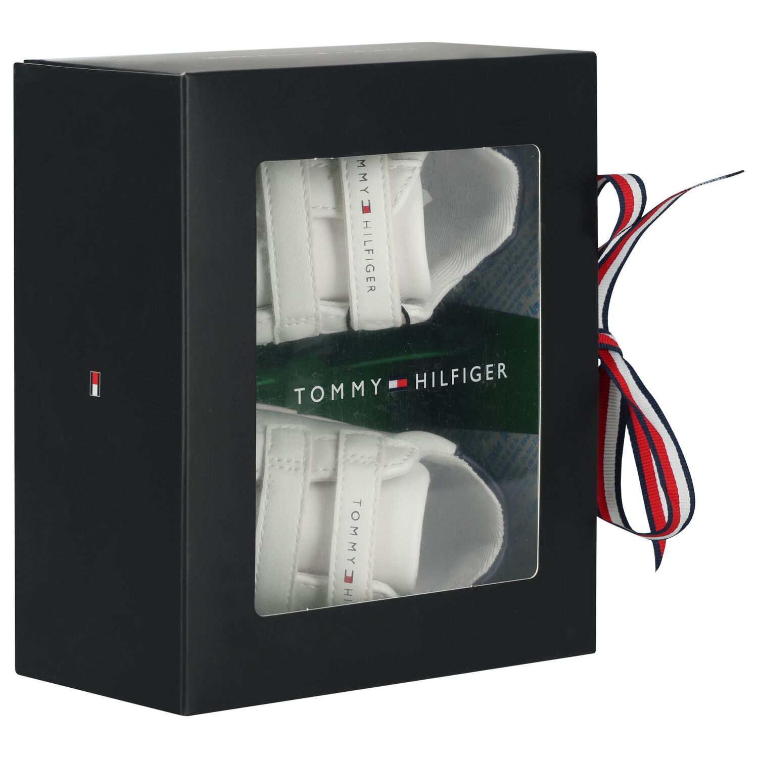 Baby Boys White Logo Pre Walker Shoes, 1, hi-res