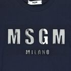 Navy Logo Cotton T-Shirt, 1, hi-res
