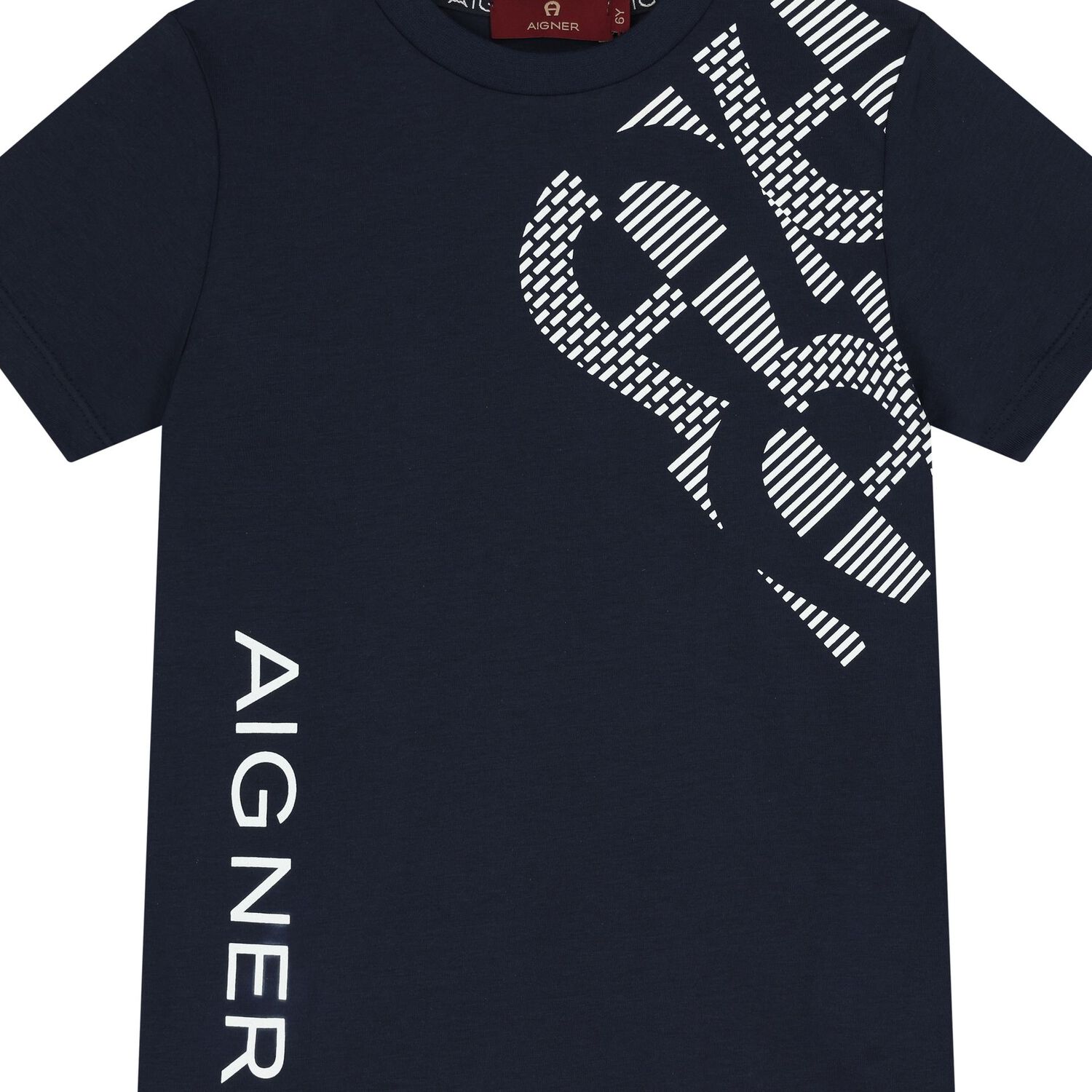 Boys Navy Blue Logo T-Shirt, 4, hi-res image number null