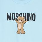 Younger Blue Teddy Bear Logo Sweatshirt, 3, hi-res