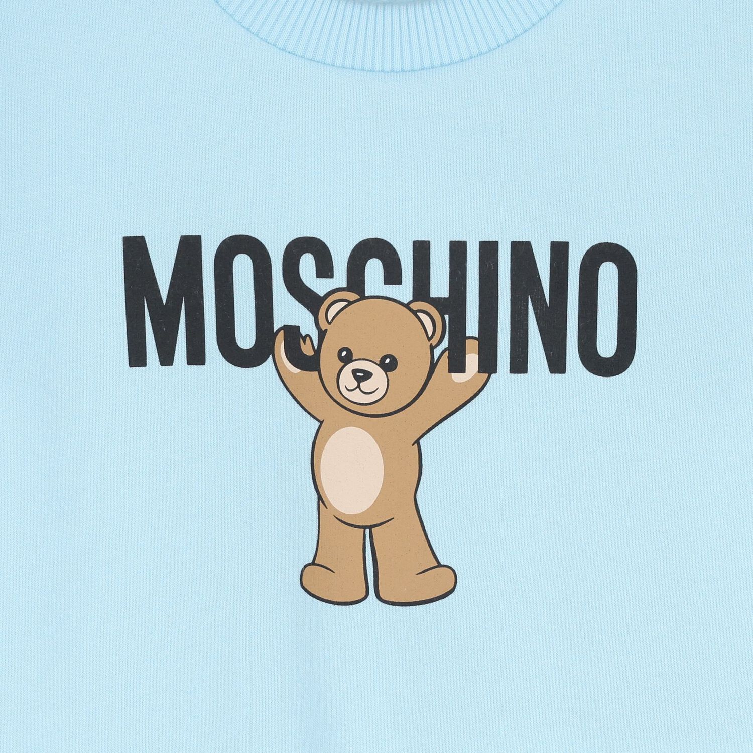 Younger Blue Teddy Bear Logo Sweatshirt, 3, hi-res