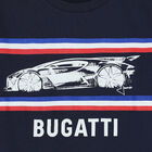 Boys Navy Logo Long Sleeve Top, 1, hi-res