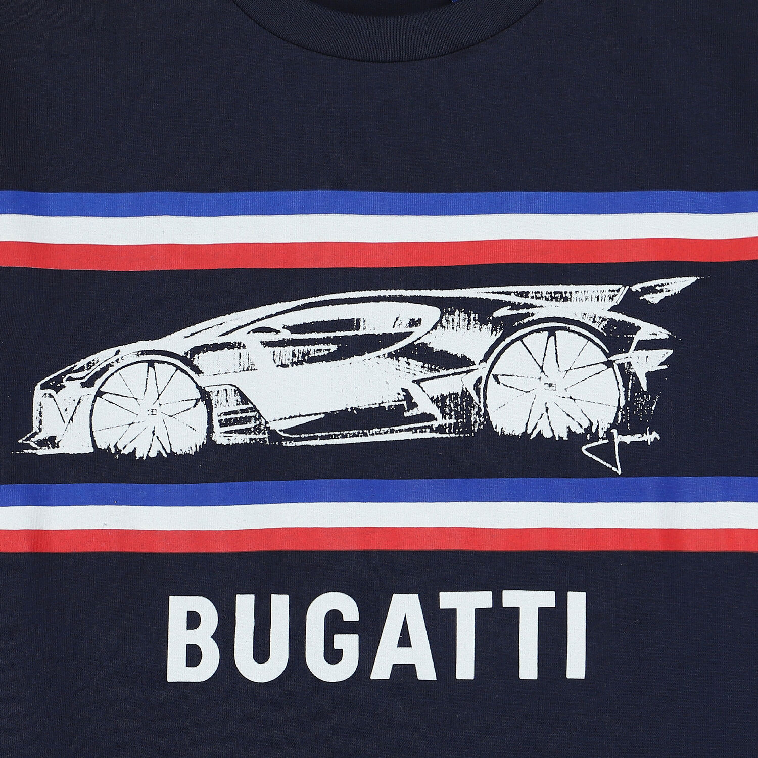 Boys Navy Logo Long Sleeve Top, 1, hi-res