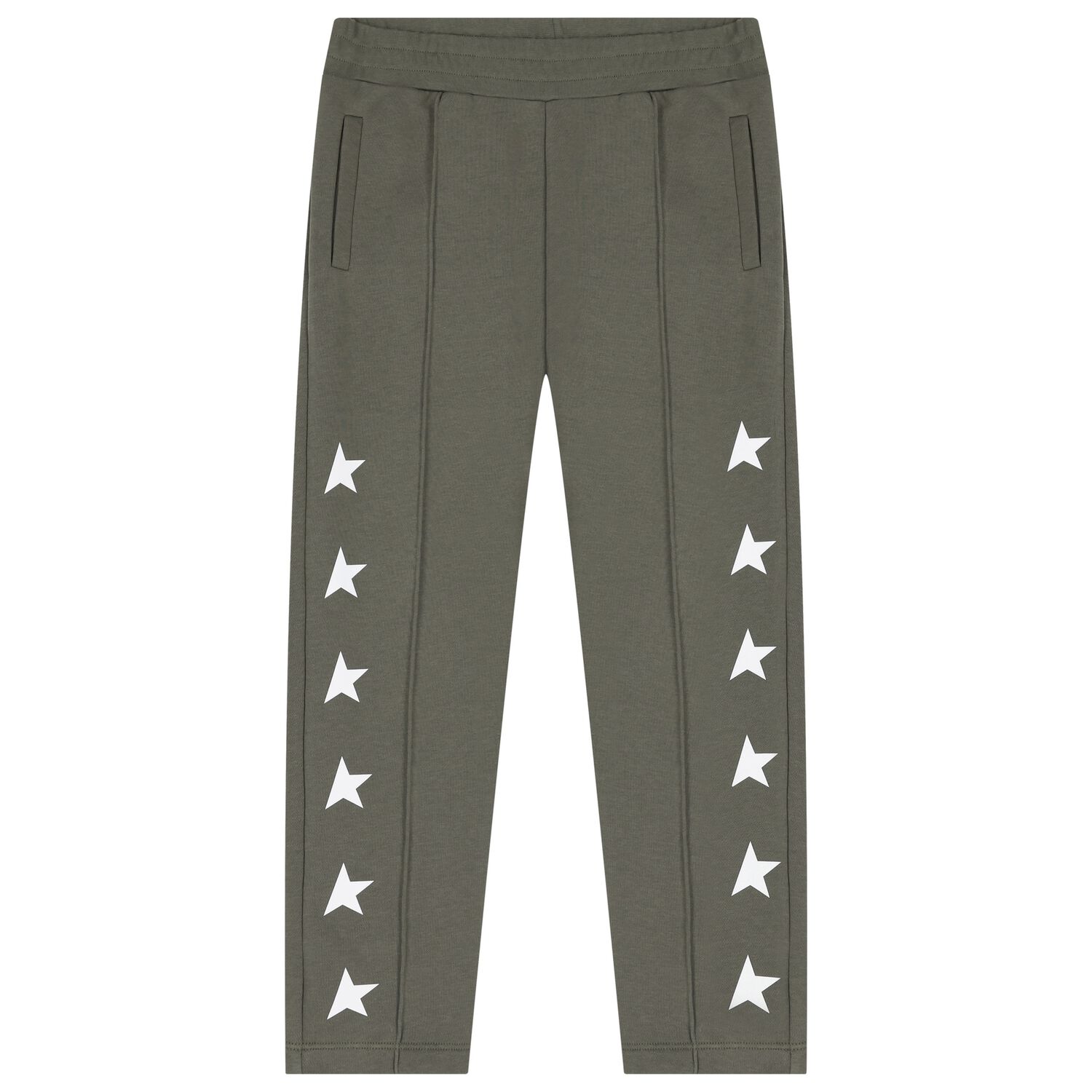 بنطلون رياضي بطبعة نجوم باللون الأخضر , 1, hi-res image number null