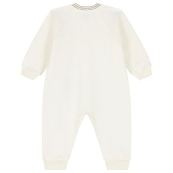 Ivory Medusa Logo Romper