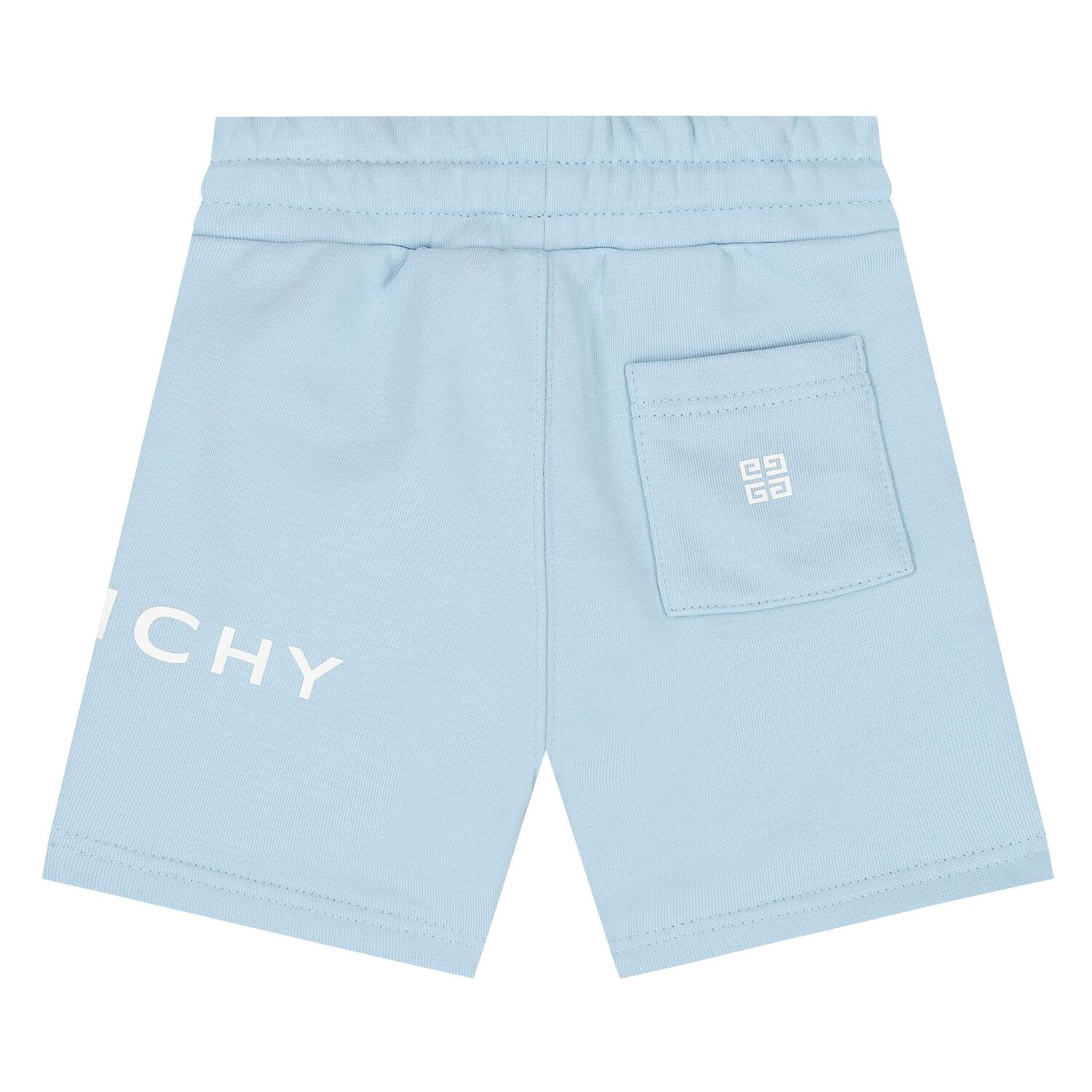 Younger Boys Blue Logo Shorts, 2, hi-res