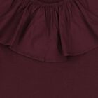 Girls Purple Ruffled Dress , 1, hi-res