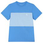 Boys White & Blue Cotton T-Shirts ( 2-Pack ), 2, hi-res