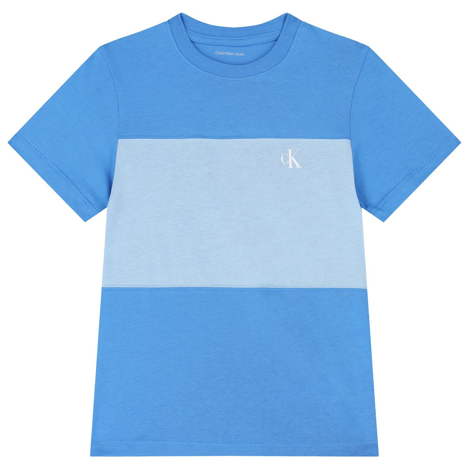 Boys White & Blue Cotton T-Shirts ( 2-Pack ), 2, hi-res image number null