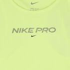 Girls Green Nike Pro Sleeveless Top, 2, hi-res