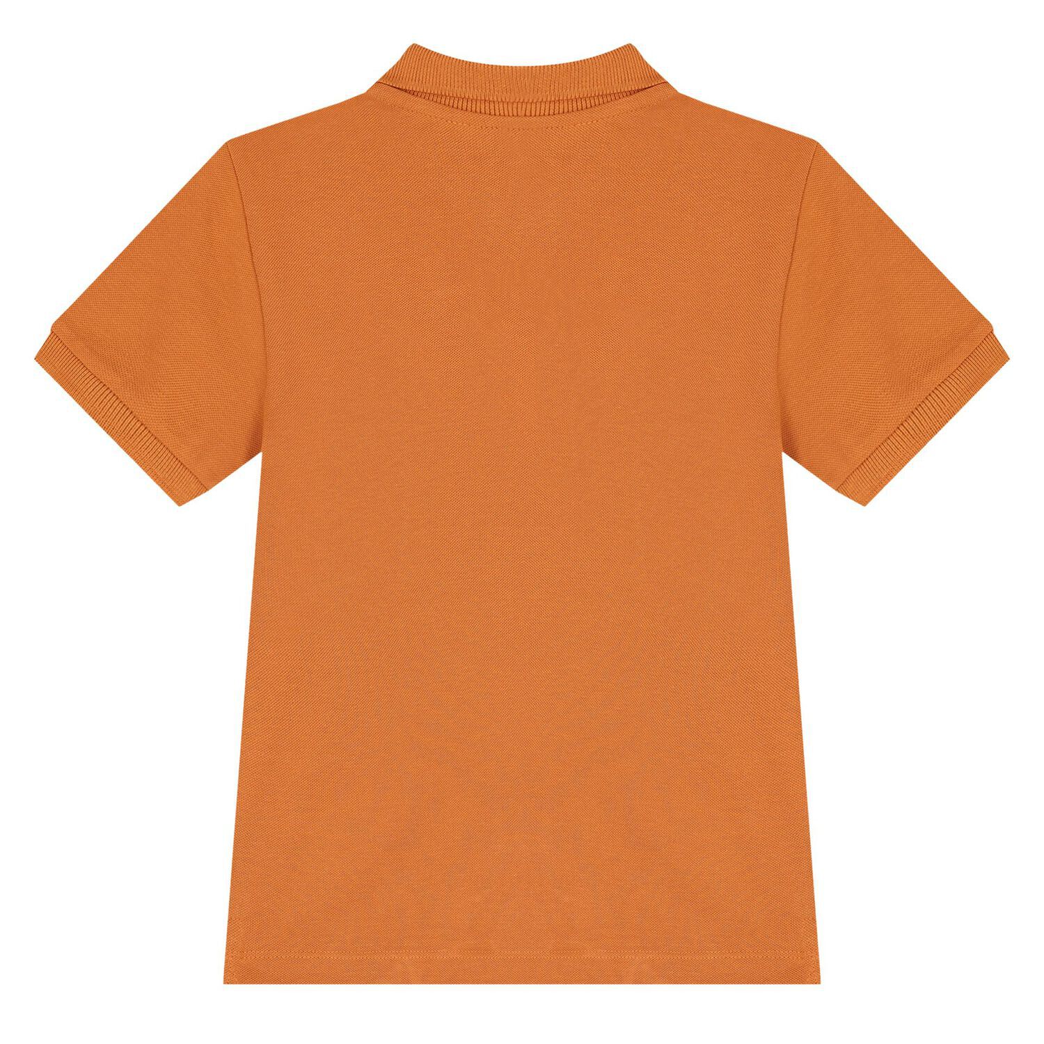 قميص أولاد بولو بالشعار باللون البيج, 1, hi-res image number null