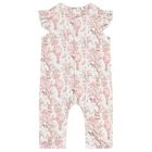 Baby Girls White & Pink Africa Babygrow Gift Set  , 1, hi-res