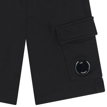 Boys Black Logo Shorts 