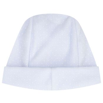 قبعه اولاد منقطه باللون الازرق 