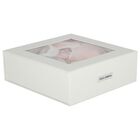 Baby Girls Pink & White Logo Babygrow Gift Set , 1, hi-res