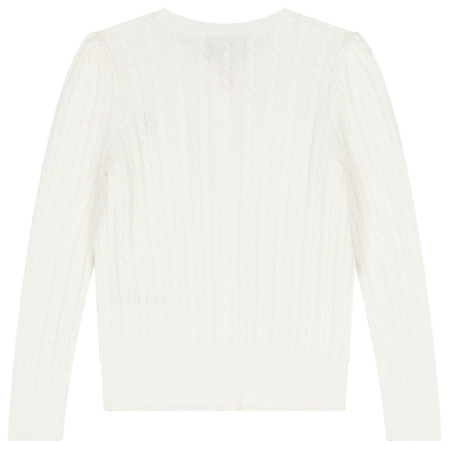 كارديجان بنات بالشعار باللون العاجي, 1, hi-res image number null