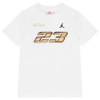 Boys White Jordan T-Shirt