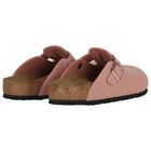 Girls Pink Logo Leather Clog , 1, hi-res