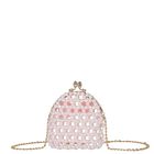 Girls Pink Pearl Handbag, 1, hi-res