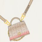 Younger Girls Ivory Bag Ruffle Dress, 1, hi-res