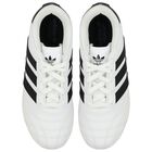 White & Black Logo Taekwondo Lace Trainers, 1, hi-res