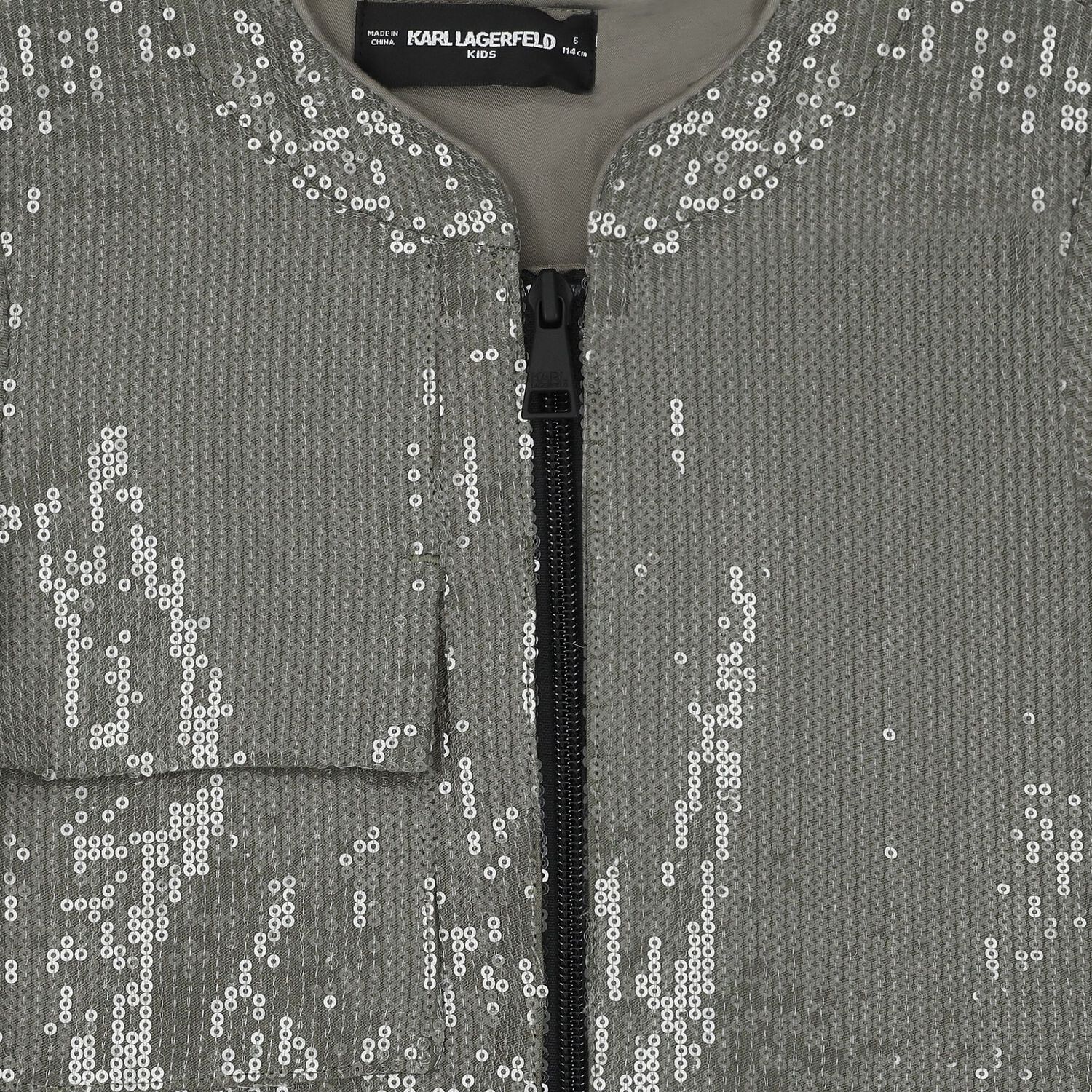 Girls Green & Black Sequin Dress, 1, hi-res image number null