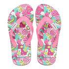 Girls Pink Flip Flops, 1, hi-res