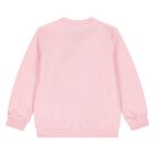Younger Girls Pink Teddy Bear Logo Sweatshirt, 4, hi-res