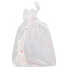 عصابة رأس على شكل فراشة مزخرفة باللونين الأبيض والوردي للفتيات, 2, hi-res