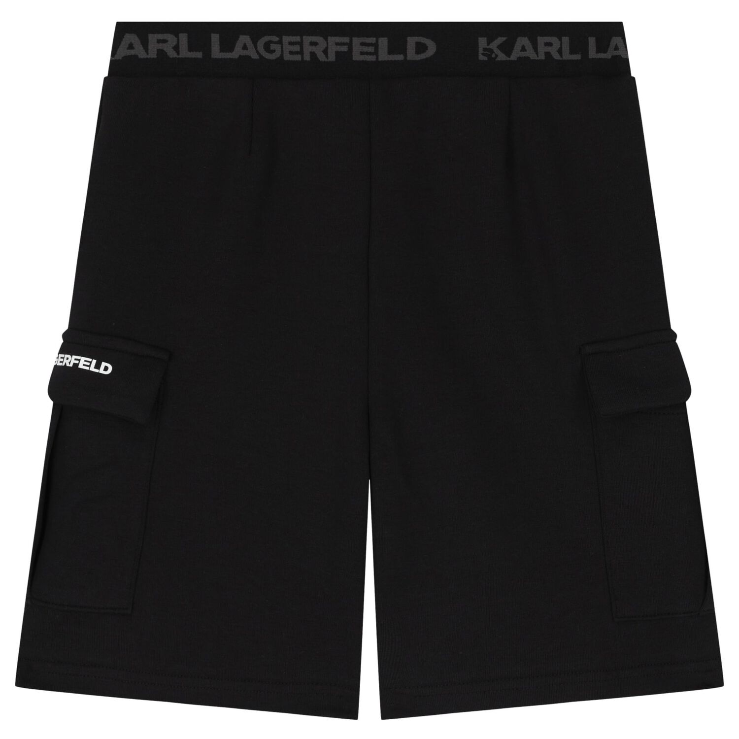 Boys Black Logo Shorts, 1, hi-res image number null