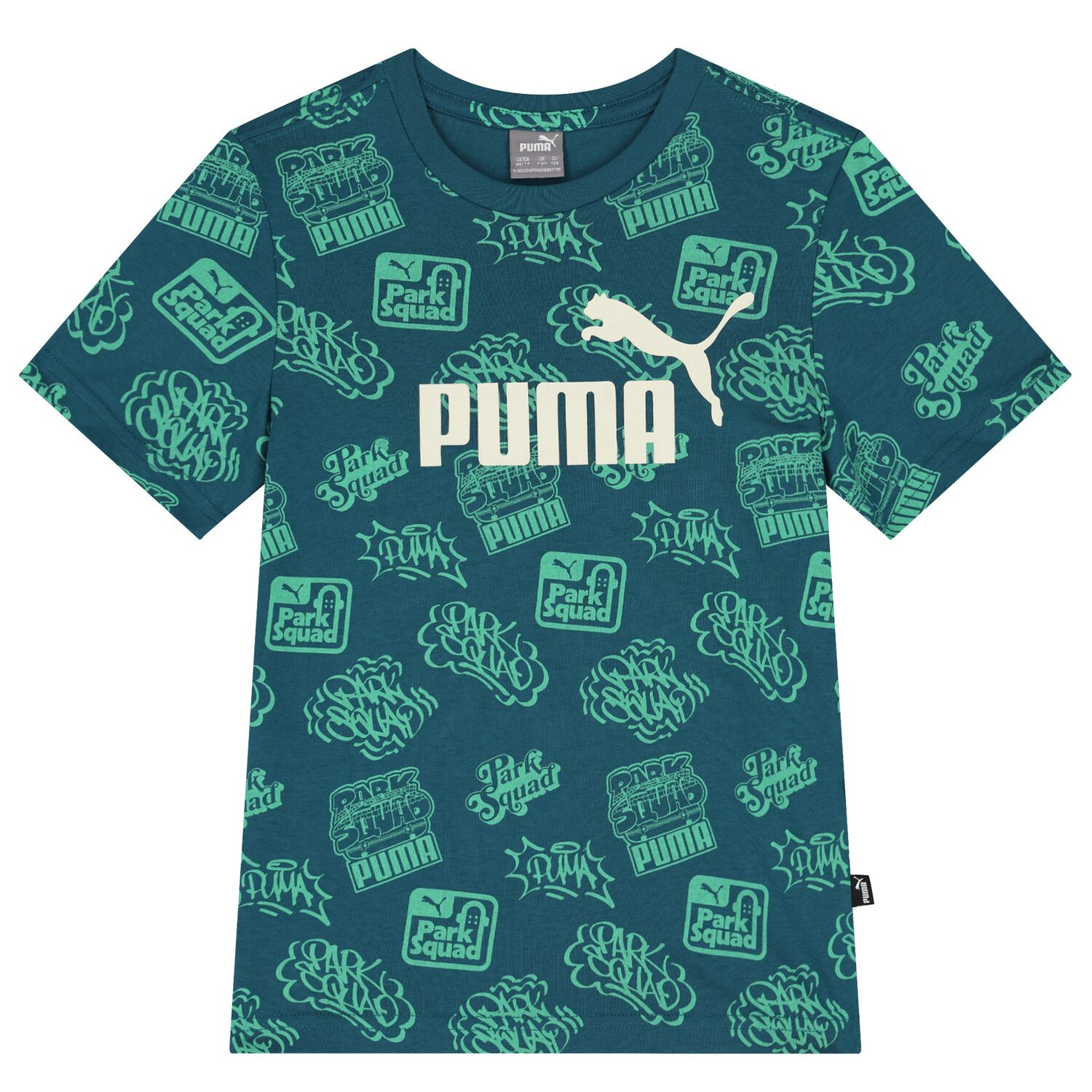 Boys Green Logo T-Shirt, 1, hi-res