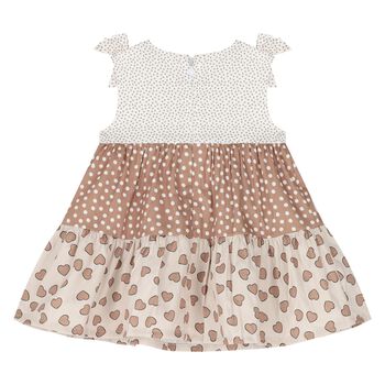 Baby Girls Beige & Ivory Dress