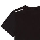 Boys Black Choupette Logo T-Shirt, 1, hi-res