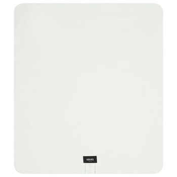 Baby Girls Pink & White Medusa Logo Blanket