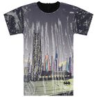 فستان بنات مطرز باللون الكحلى, 1, hi-res