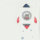 توب أولاد بأكمام باللون العاجي, 1, hi-res