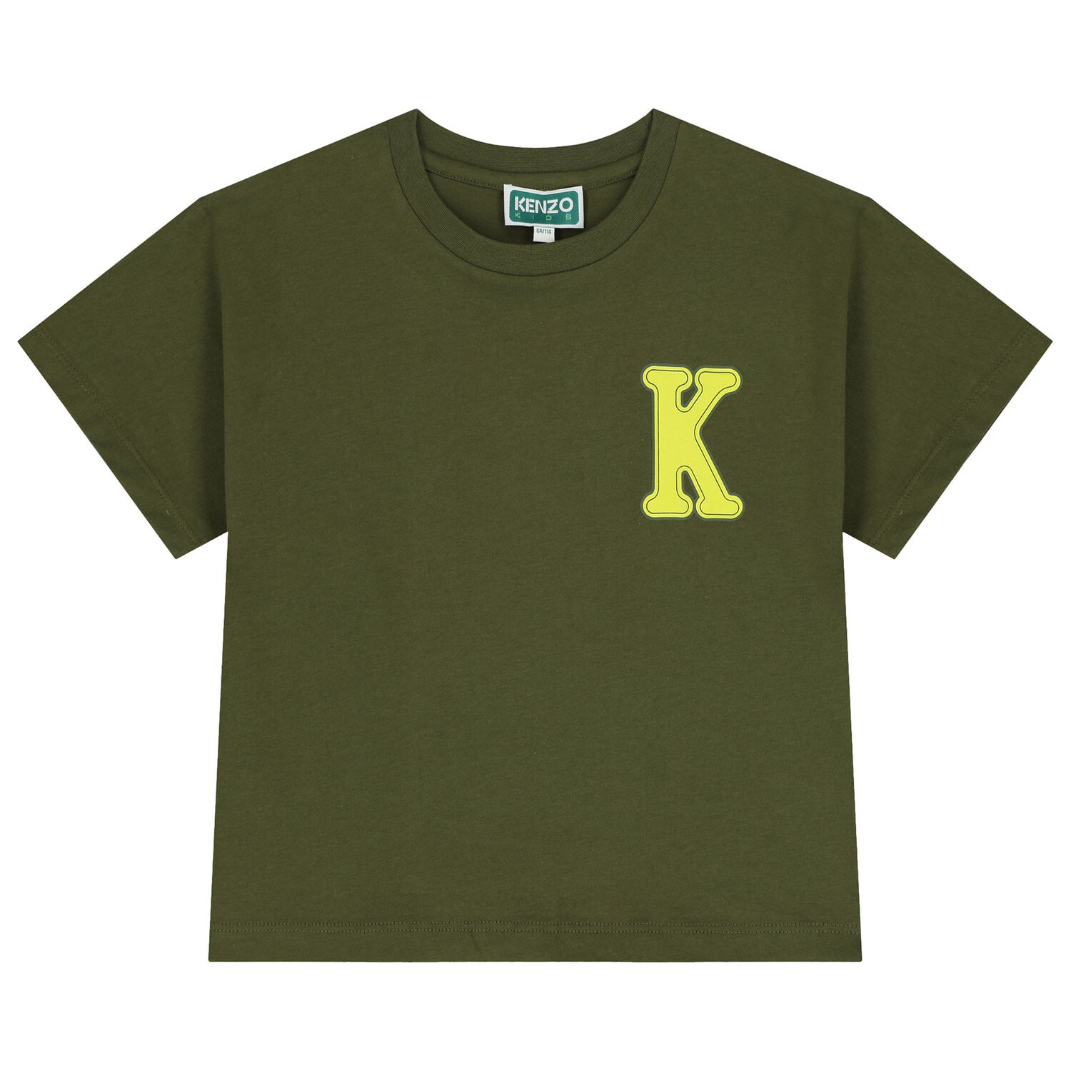 Boys Green Logo T-Shirt, 1, hi-res