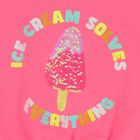 Girls Pink Sequin Top, 1, hi-res