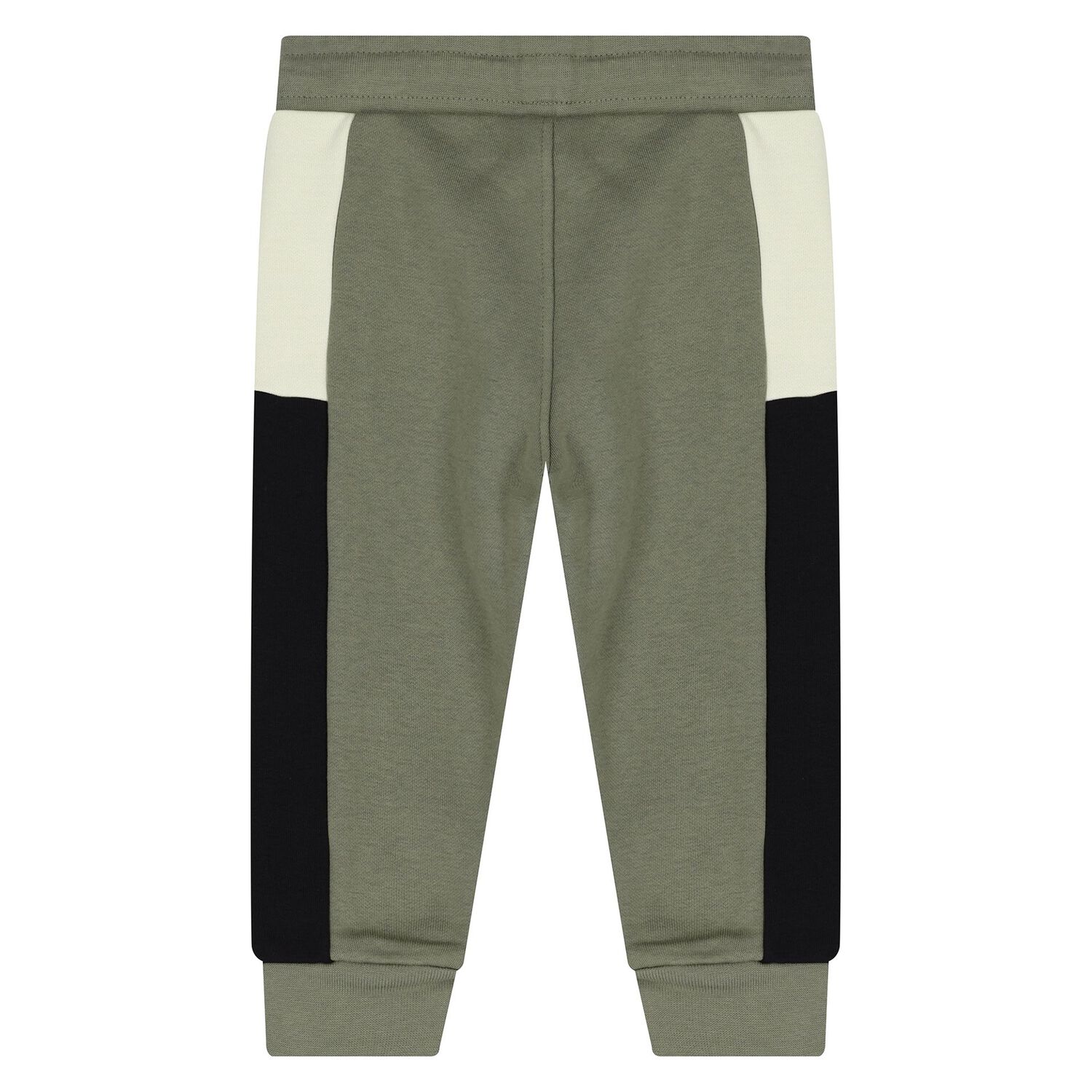 Younger Boys Grey, Navy Blue & White Joggers, 2, hi-res