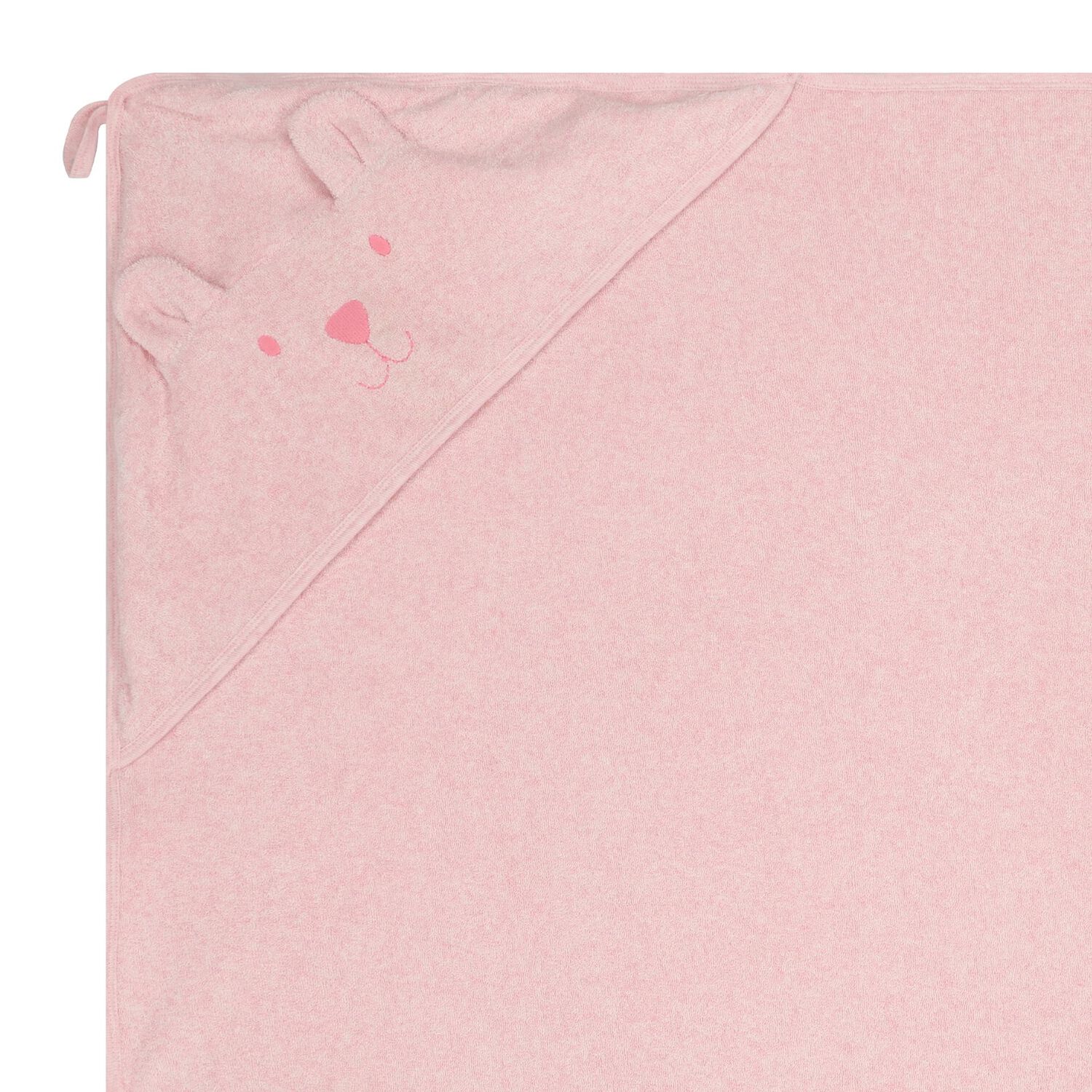 منشفة بغطاء رأس على شكل دب وردي للبنات الصغار, 2, hi-res