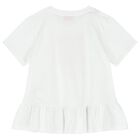 قستان بنات بالشعار باللون الأبيض, 1, hi-res