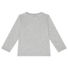 Younger Boys Grey Animals Long Sleeve Top, 1, hi-res