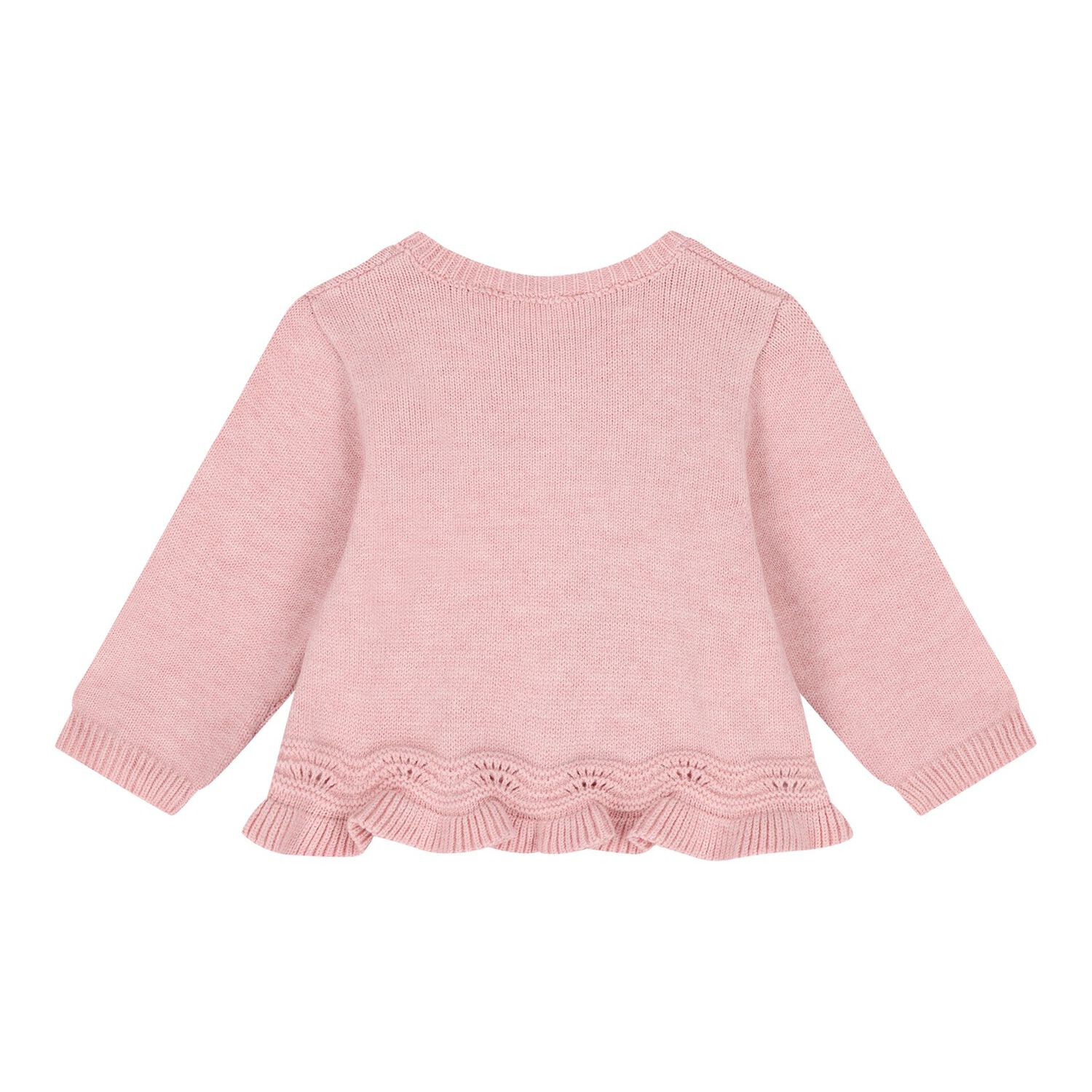 Baby Girls Pink & Ivory Tulle Skirt Set, 1, hi-res
