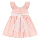 Younger Girls Pink Tulle Dress, 2, hi-res