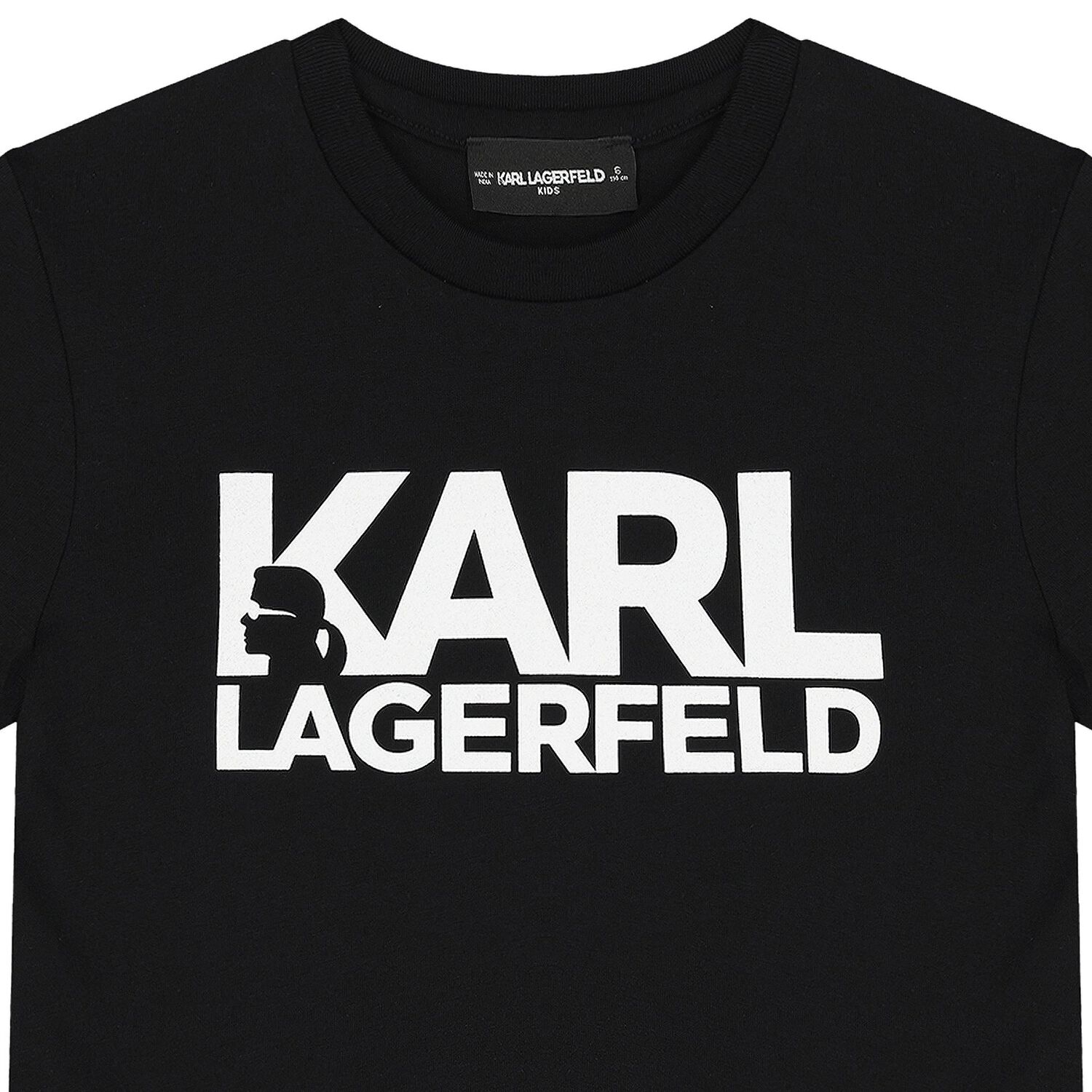 Boys Black Logo T-Shirt, 1, hi-res